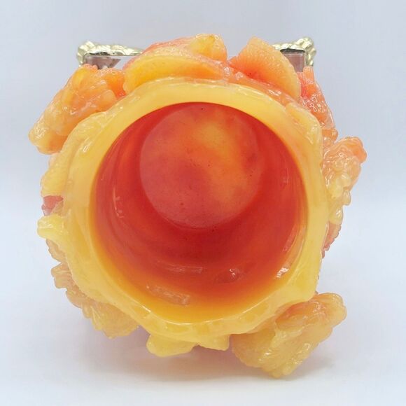 Dragon Decor Pencil Holder Vtg Chinese Stone Carving Desk Gift Year of Dragon - Picture 4 of 12